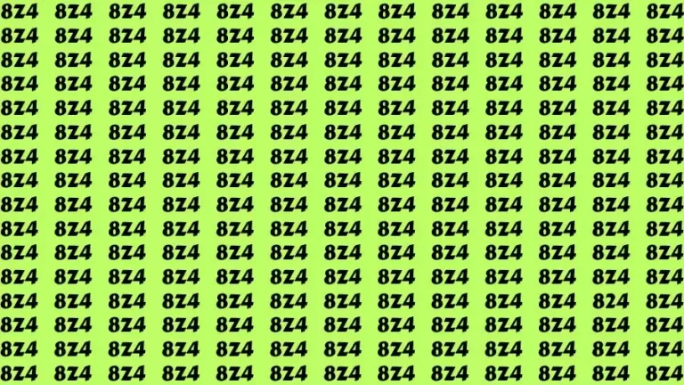 Optical Illusion Eye Test: Only People With Eagle Eyes Can Spot the number 824 in 10 Secs