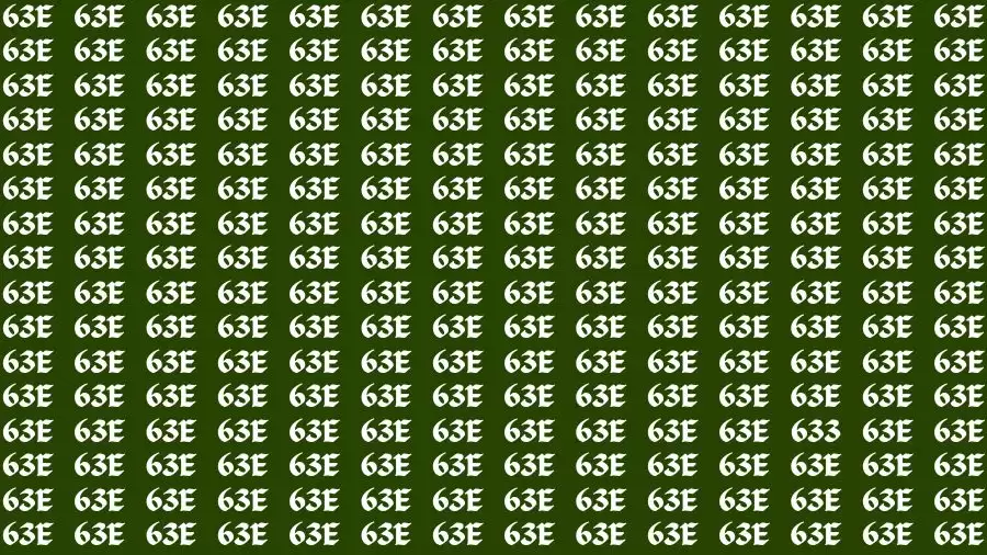 Optical Illusion Visual Test: You Need to Be Eagle Eyed to Find the Number 633 in 16 Secs