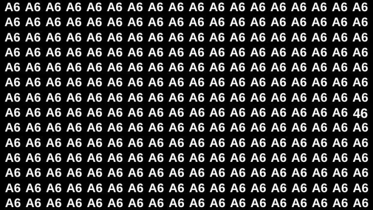 Observation Brain Challenge: Only 5% People Can Find the Number 46 in Less than 15 Seconds