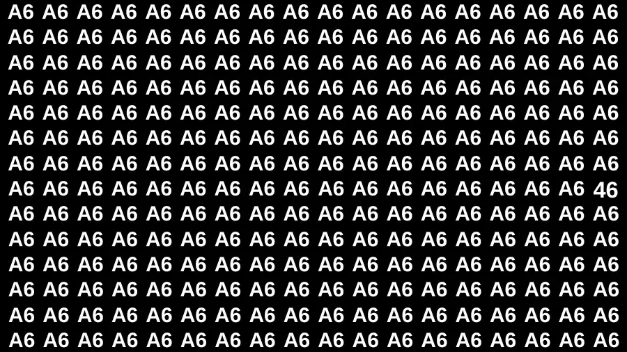 Observation Brain Challenge: Only 5% People Can Find the Number 46 in Less than 15 Seconds