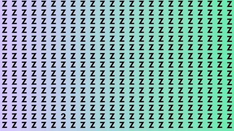 Optical Illusion: If you have Extra Sharp Eyes Find the Number 2 in 17 Secs