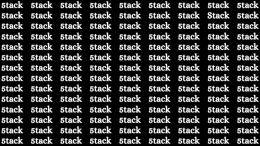 Observation Find it Out: If you have Sharp Eyes Find the Word Stack in 15 Secs