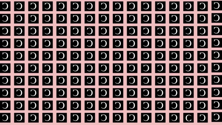 Visual Test: If you have Eagle Eyes Find the Letter C in 15 Secs