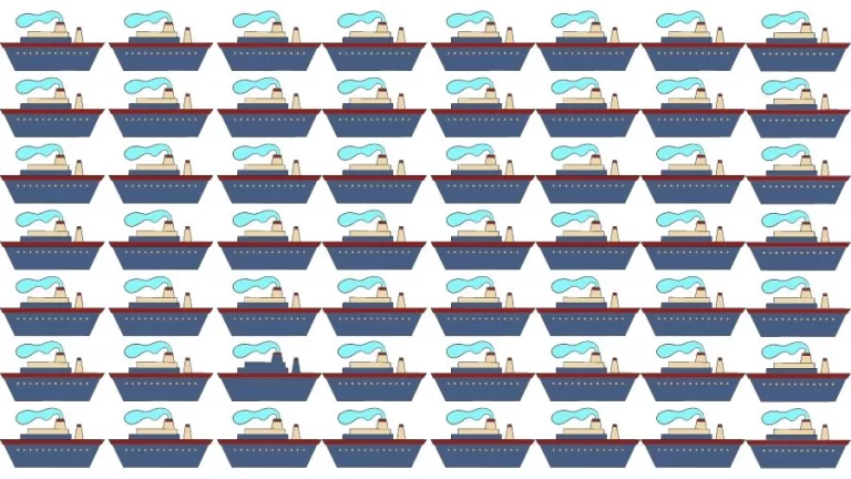 Optical Illusion Brain Challenge: If you have Eagle Eyes find the Odd Ship in 15 Seconds