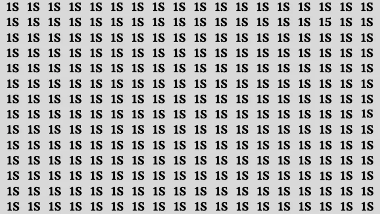 Observation Brain Challenge: If you have Hawk Eyes Find the Number 15 in 15 Secs