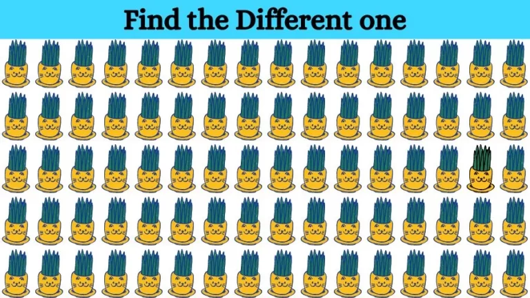 Brain Teaser For Sharp Eyes: Can you Find the Odd One Out in 10 Secs