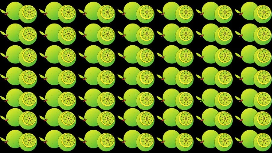 Optical Illusion Brain Challenge: If you have Eagle Eyes find the Odd Lime in 15 Seconds