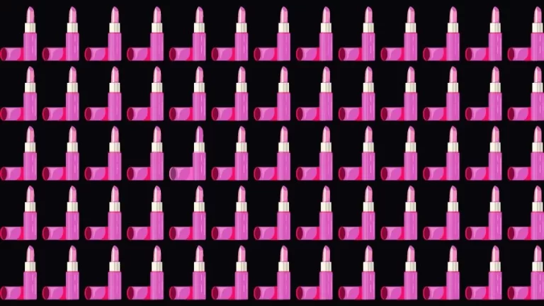 Optical Illusion Visual Test: If you have Eagle Eyes find the Odd Lipstick in 18 Seconds