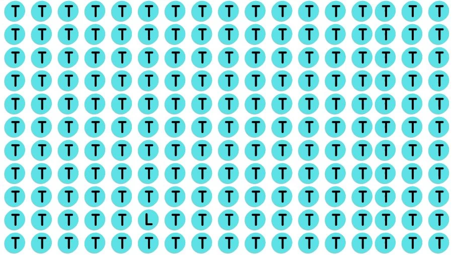 Observation Find it Out: If you have Hawk Eyes Find the Letter L among T in 15 Secs