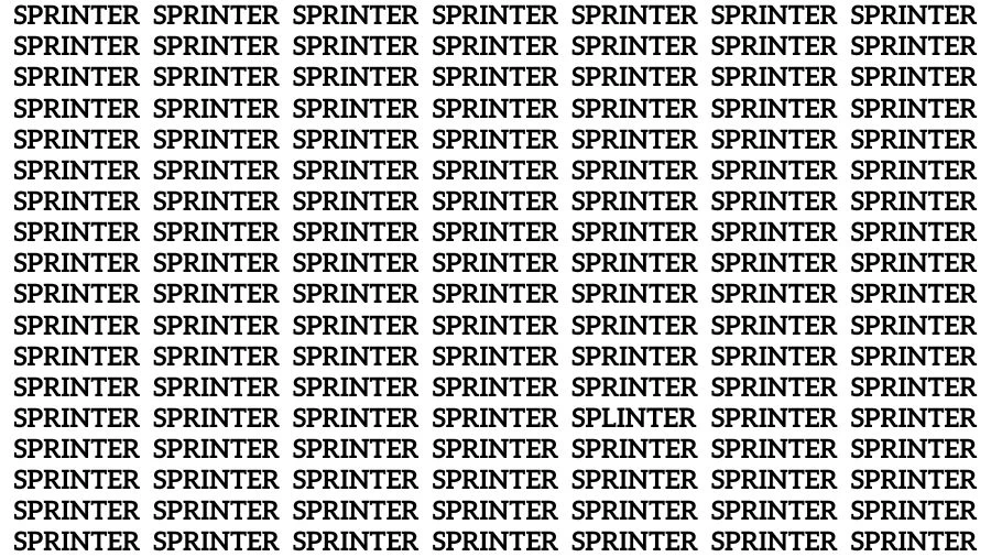 Optical Illusion Brain Challenge: If you have Sharp Eyes Find the Word Splinter in 16 Secs