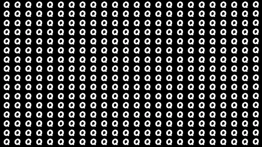 Optical Illusion Visual Test: If you have Sharp Eyes Find the Letter O in 17 Secs