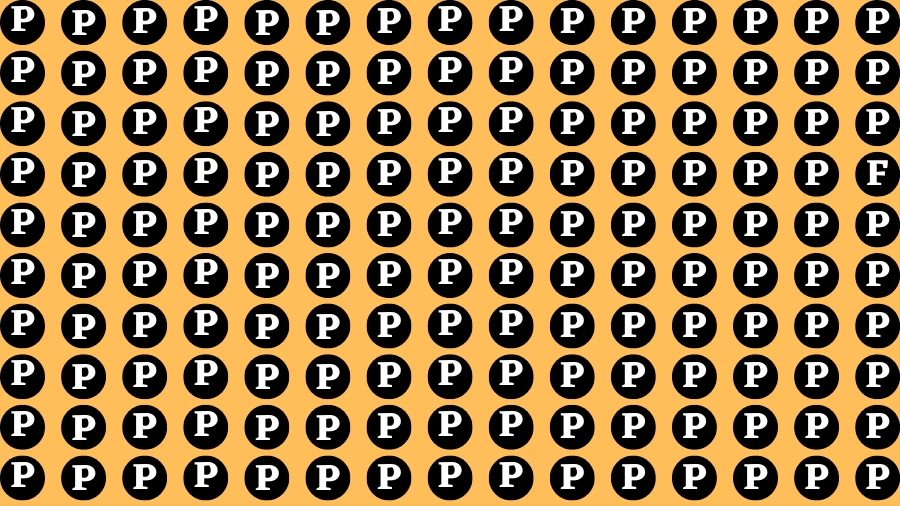 Observation Brain Challenge: If you have Eagle Eyes Find the Letter F in 12 Secs