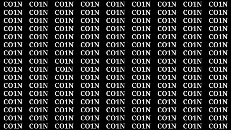 Observation Visual Test: If you have Hawk Eyes Find the Word Coin in 12 Secs