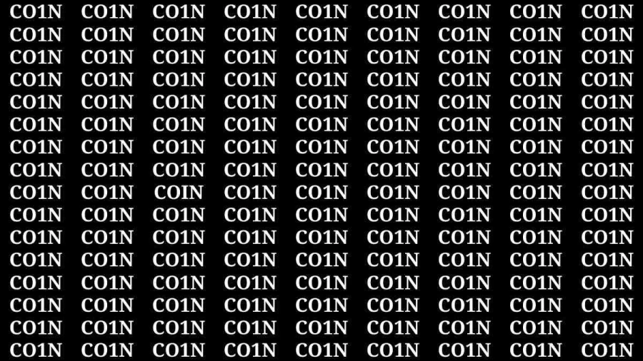 Observation Visual Test: If you have Hawk Eyes Find the Word Coin in 12 Secs