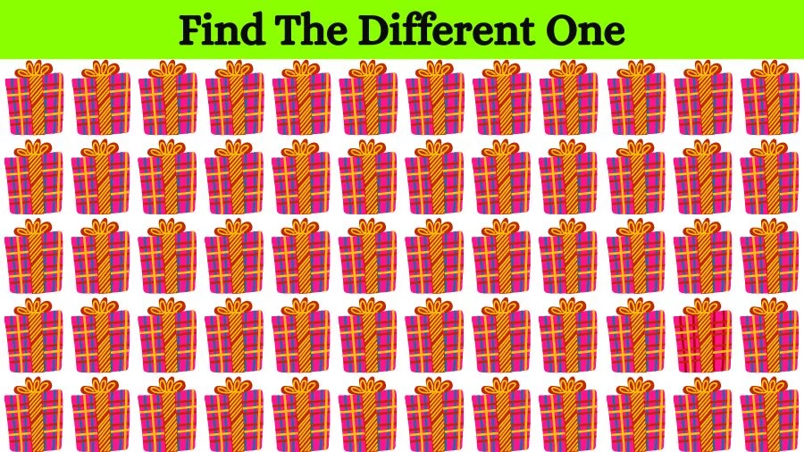 Brain Teaser Eye Test: Can you find the Odd One Out in this Picture in 10 Secs?