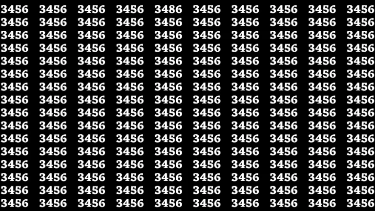 Brain Teaser: If you have 4k Vision Find the Number 55 in 15 Secs