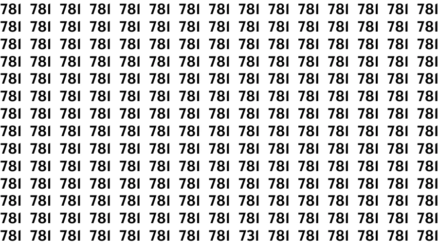 Brain Teaser: If you have Eagle Eyes Find the Number 731 in 12 Secs