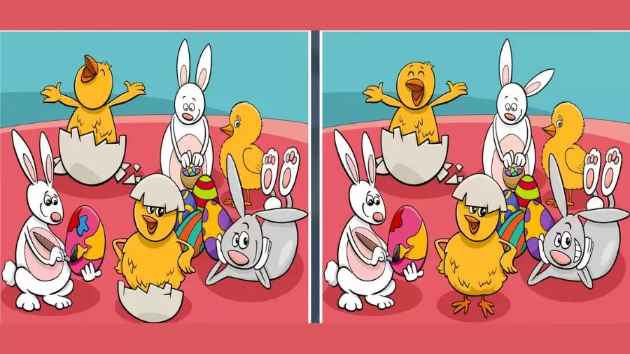 Brain Teaser Spot the Difference Picture Puzzle: Can you Spot 5 Differences in these Pictures?