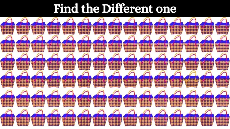 Brain Teaser Visual Test: Can you circle the Odd One Out In 10 Secs?