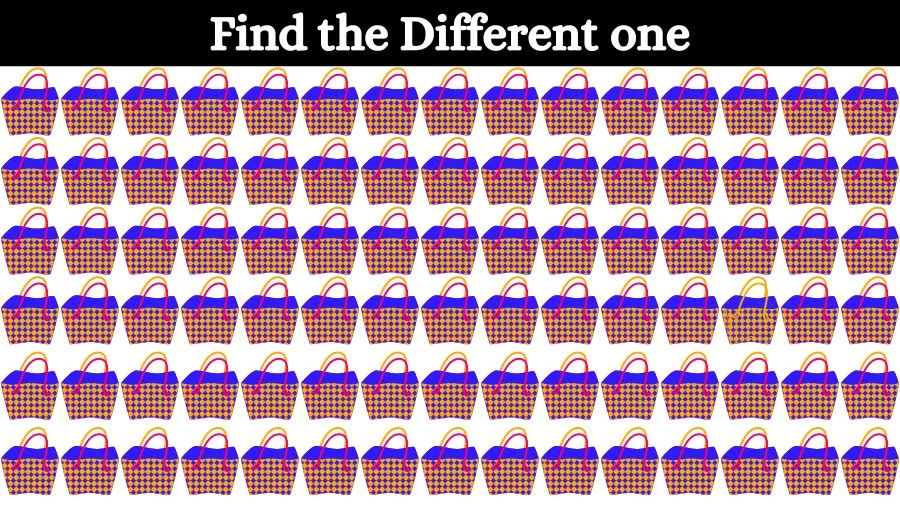 Brain Teaser Visual Test: Can you circle the Odd One Out In 10 Secs?