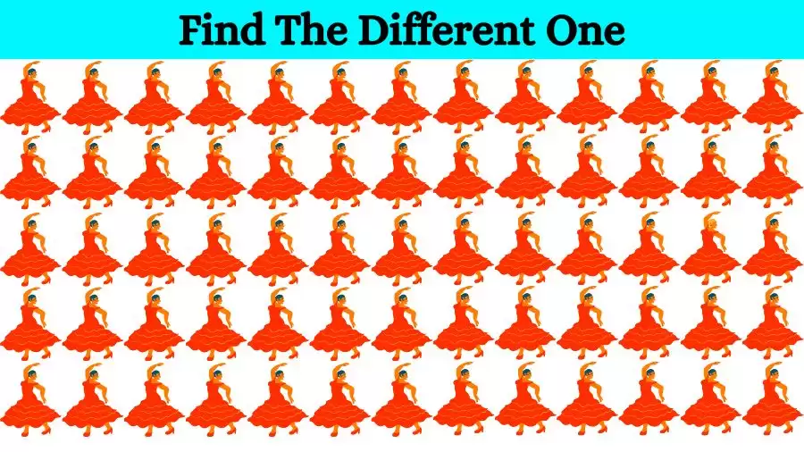 Brain Teaser Visual Test: Can you spot and Find the Odd One Out in this Picture?