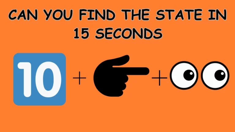 Emoji Riddles: If you are a Genius Find the State in 15 Secs