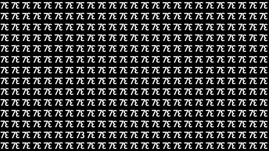 Observation Brain Challenge: Only 5% People Can Find the Number 73 in Less than 10 Seconds