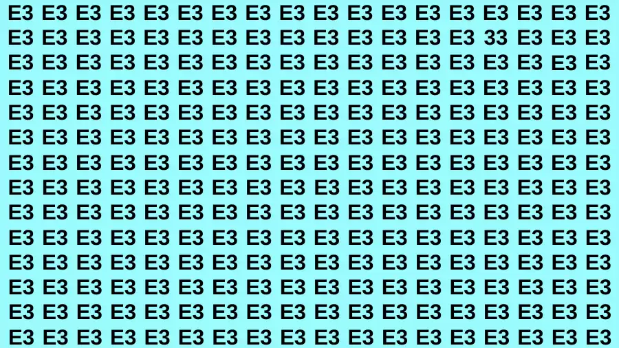 Observation Brain Challenge: Only People With Hawk Eyes Can Spot the Number 33 in 10 Secs