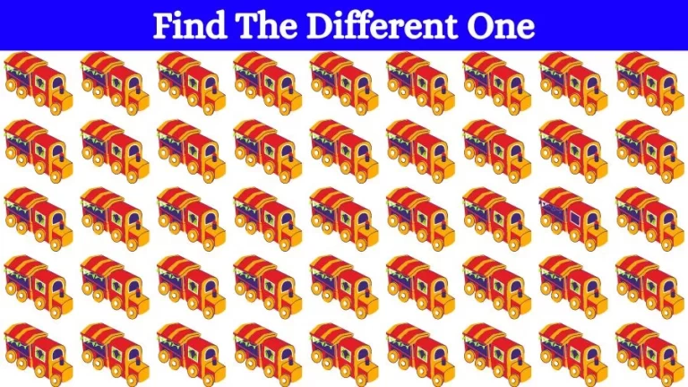 Observation Brain Test: Can you spot the Odd One Out in this Image? Picture Puzzle