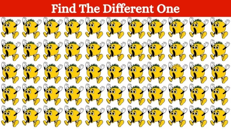 Observation Brain Test: How Fast Can You Spot the Odd One Out in This Visual Puzzle?