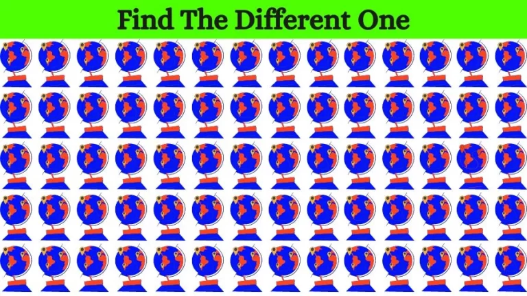 Observation Find it Out: Can you find the Odd One Out in this Picture in 10 Secs?