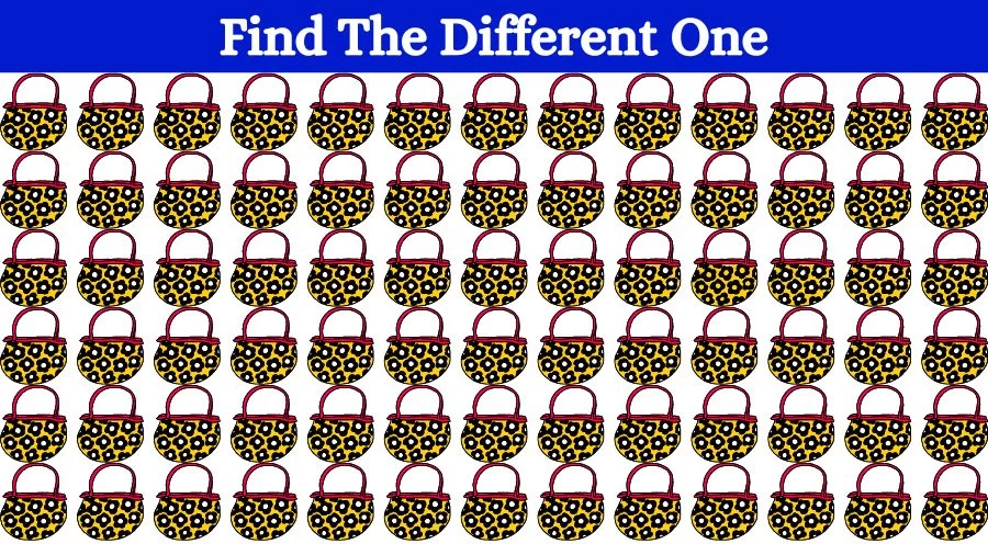 Observation Find it Out: How fast can you Spot the Odd One Out in this Visual Puzzle?