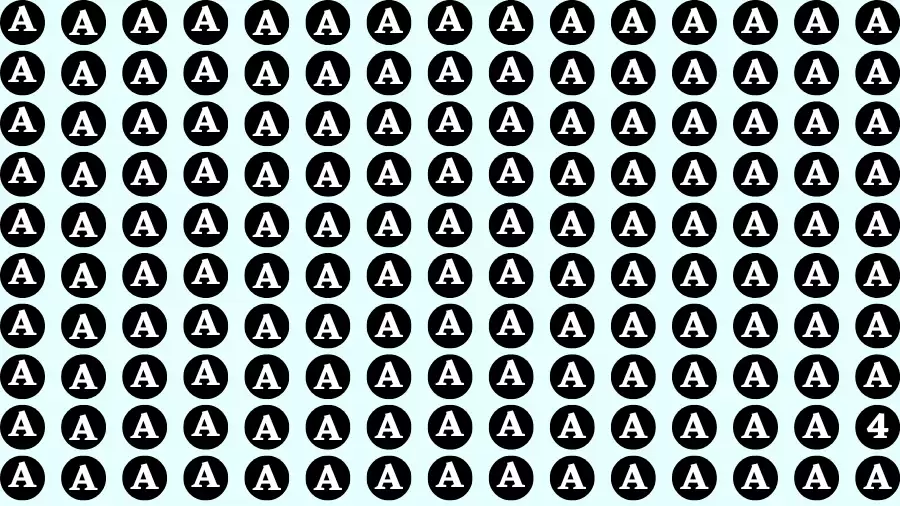 Observation Find it Out: Only 20% of People Can Spot the Number 4 in This Brain Teaser Within 10 Seconds