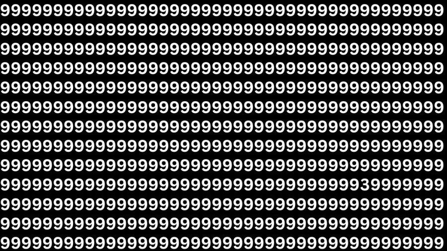 Observation Visual Test: If you have Eagle Eyes Find 3 among the 9 within 15 Seconds?