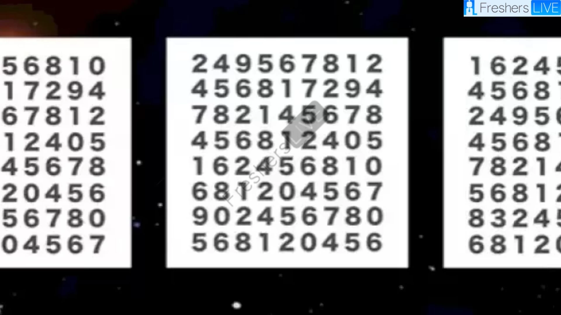 Only 4k Vision People Can Spot The Number 3 In This Image In 10 Secs?