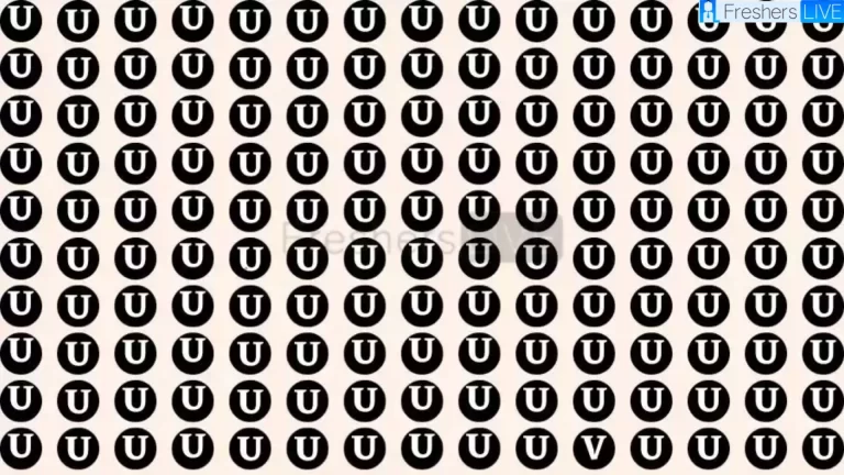 Only Detective Brains can Spot the Letter V in 12 Secs