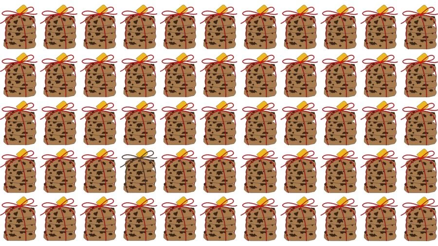 Optical Illusion Brain Challenge: Can you find the Odd Cookies in 12 Seconds?