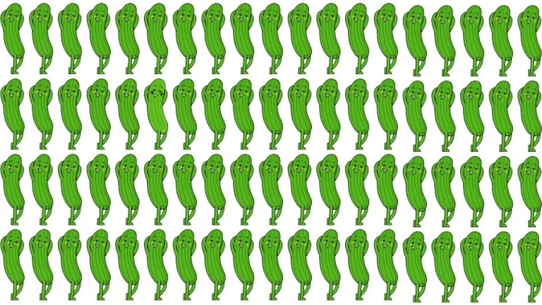 Optical Illusion Brain Challenge: Can you find the Odd Cucumber in 12 Seconds?