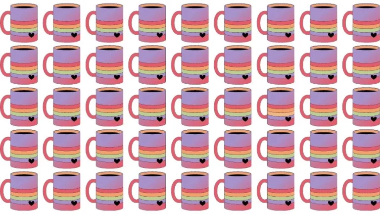 Optical Illusion Brain Challenge: Can you find the Odd Cup in 12 Seconds?