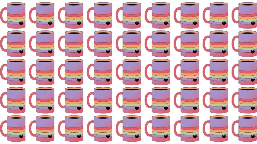 Optical Illusion Brain Challenge: Can you find the Odd Cup in 12 Seconds?