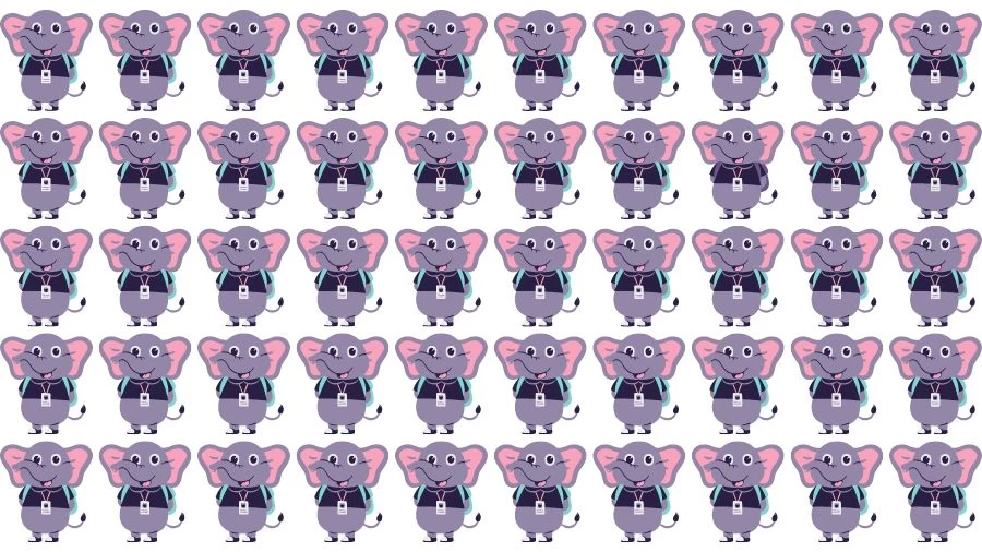 Optical Illusion Brain Challenge: Can you find the Odd Elephant in 12 Seconds?