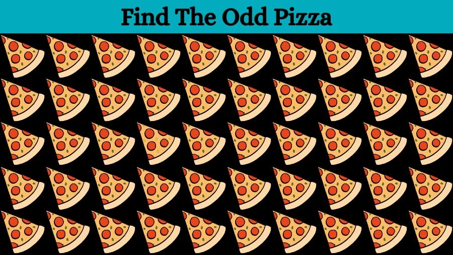 Optical Illusion Brain Challenge: Can you find the Odd Pizza in 12 Seconds?