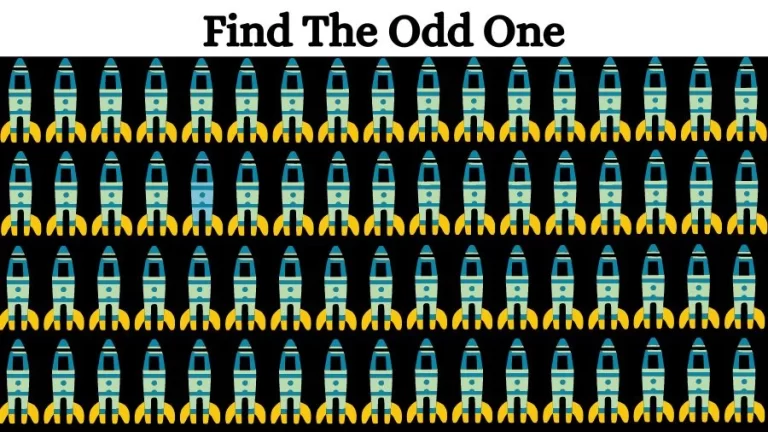 Optical Illusion Brain Challenge: Can you find the Odd Rocket in 12 Seconds?