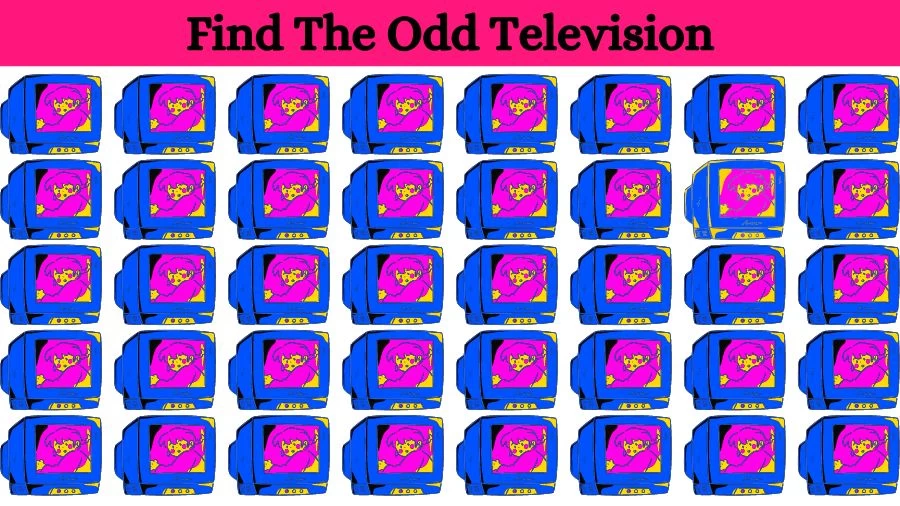 Optical Illusion Brain Challenge: Can you find the Odd Television in 12 Seconds?