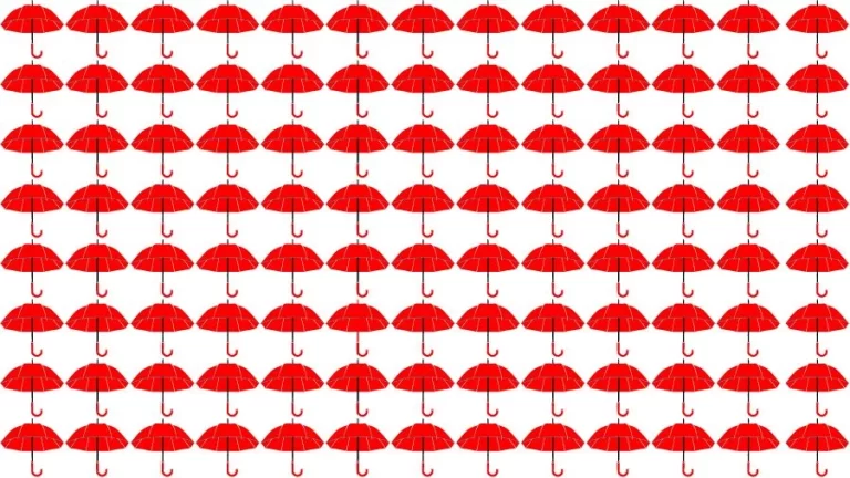 Optical Illusion Brain Challenge: Can you find the Odd Umbrella in 12 Seconds?