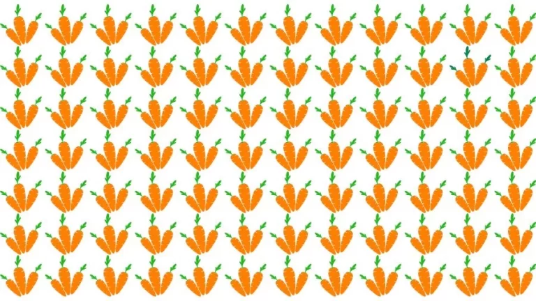 Optical Illusion Eye Test: Can you find the Odd Carrot in 20 Seconds?