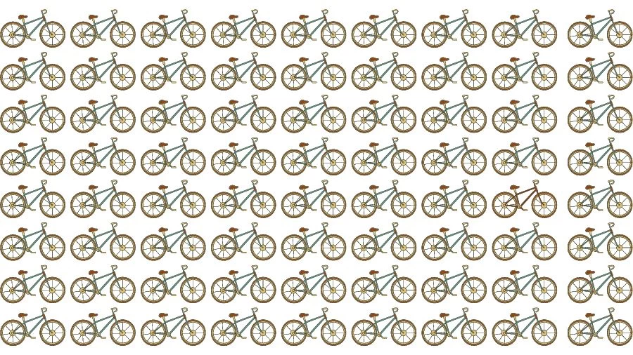 Optical Illusion Eye Test: Can you find the Odd Cycle in 20 Seconds?