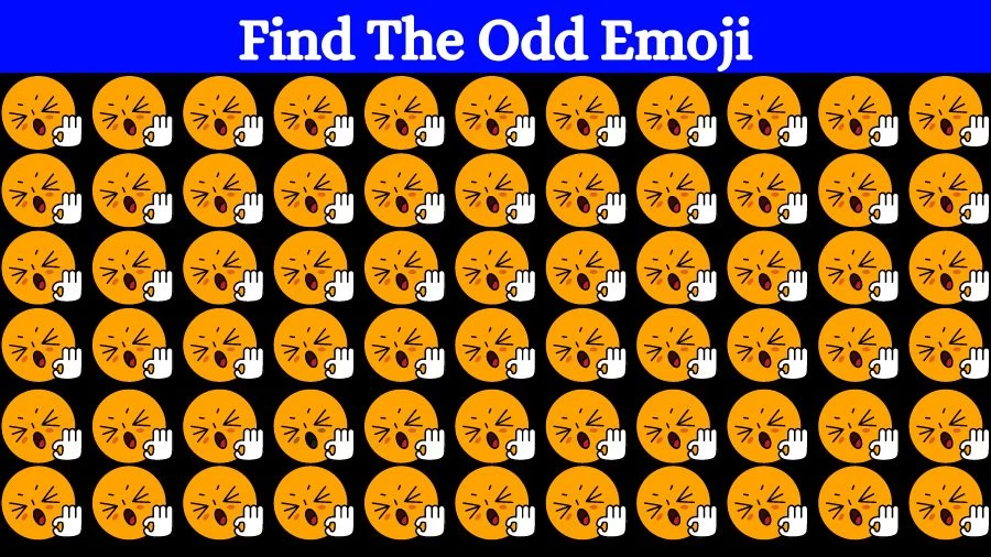 Optical Illusion Eye Test: Can you find the Odd Emoji in 20 Seconds?