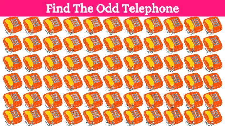 Optical Illusion Eye Test: Can you find the Odd Telephone in 20 Seconds?