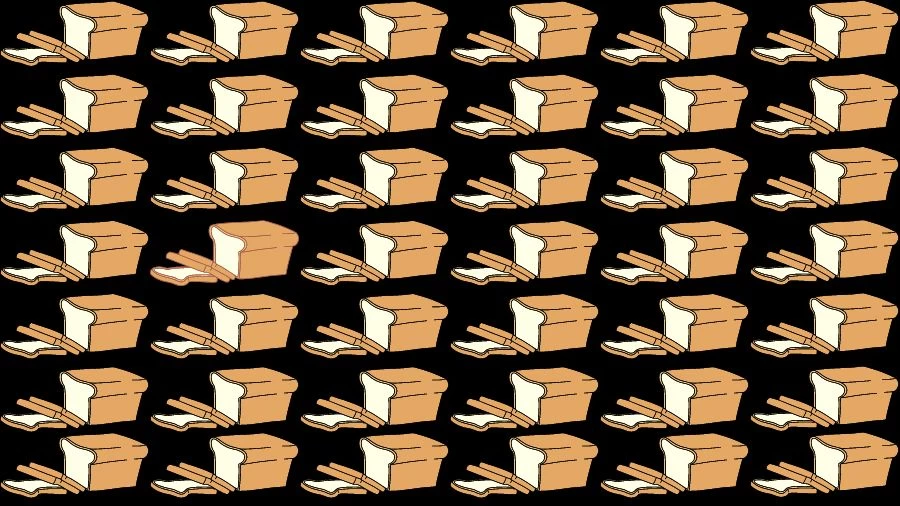 Optical Illusion Eye Test: Try to find the Odd Bread in this Image